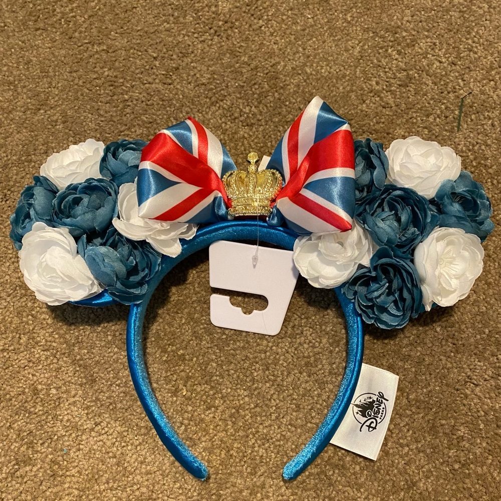 Epcot Exclusive United Kingdom Pavilion Minnie Ears